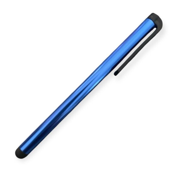 Teal Green, Fuschia Pink or Royal Blue Lightweight Unisex Stylus Pens, Compact - Picture 4 of 5